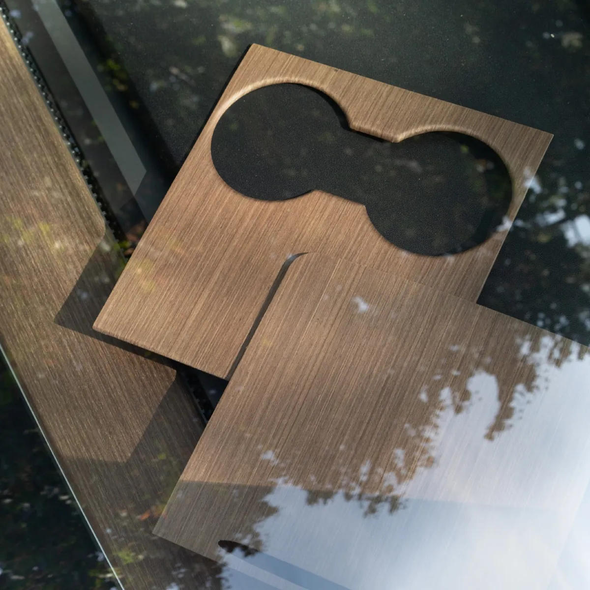 Walnut console cover panels, cut and ready to fit